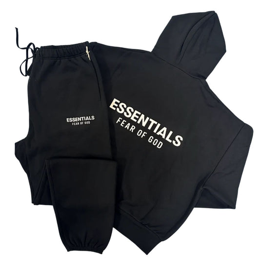 Essentials SS25 Black Tracksuit