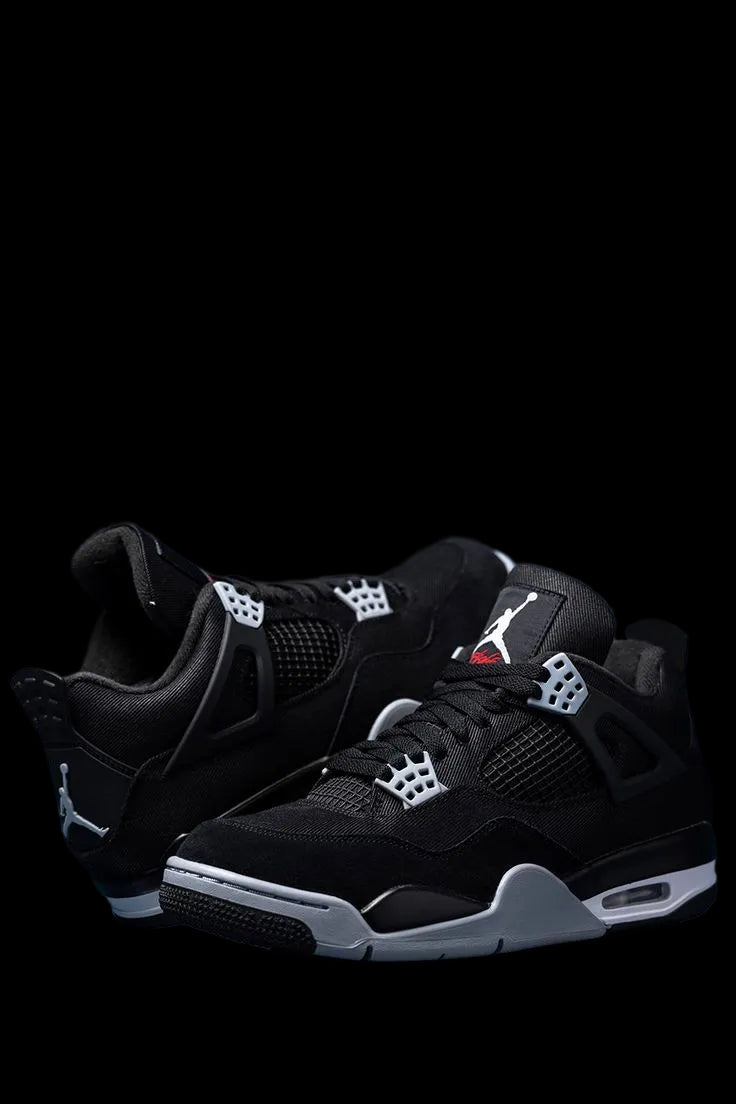 Jordan 4 Black Canvas