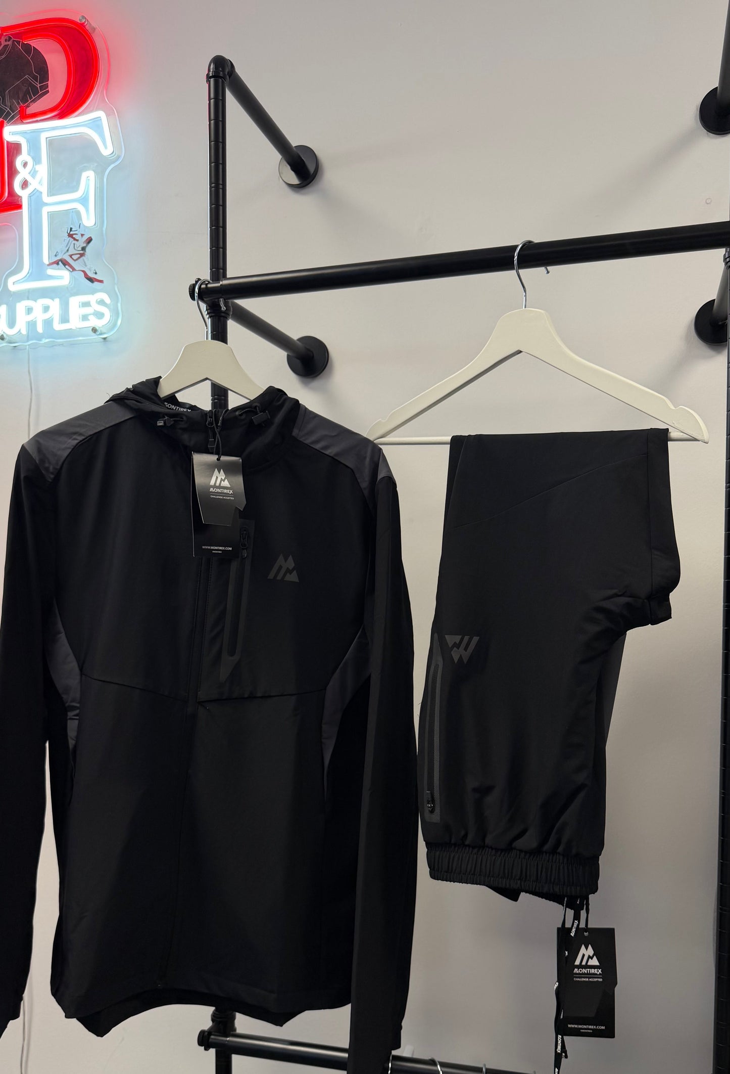 Montirex Toned Black Tracksuit
