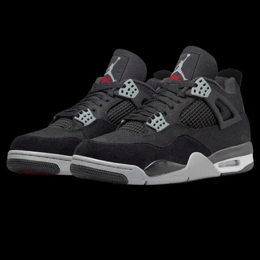 Jordan 4 Black Canvas