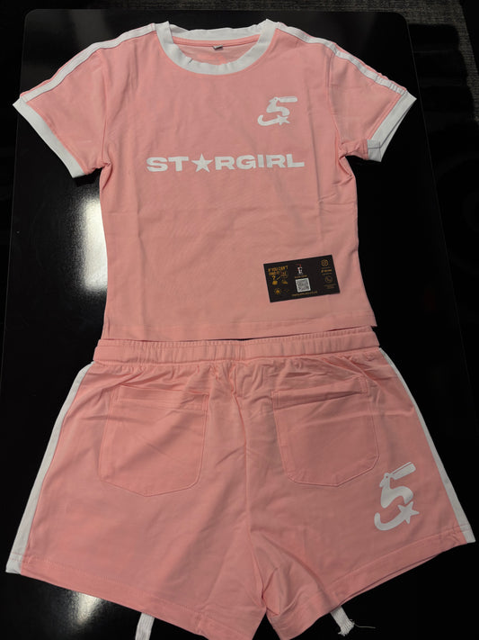 5TAR GIRL Baby Pink Summer Set