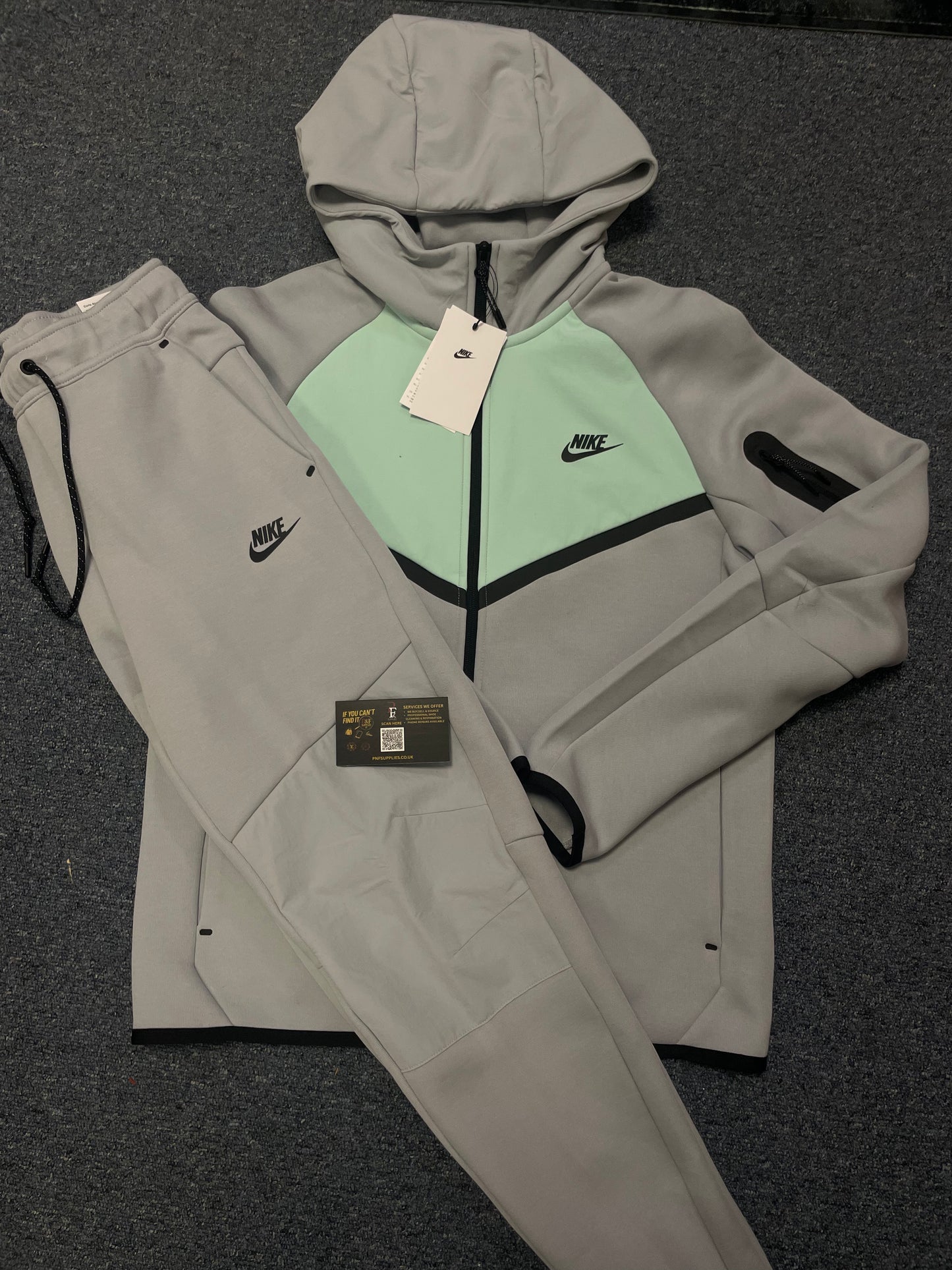 Nike Tech Fleece Mix Green/Grey