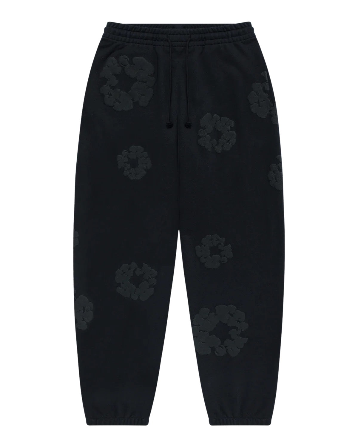 Denim Tears Cotton Wreath Joggers "Black Monochrome"