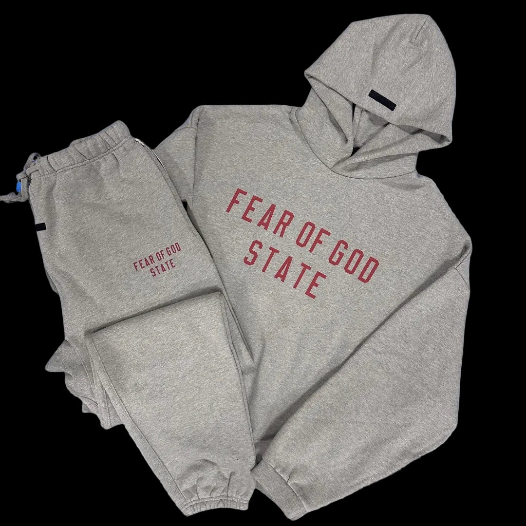 Essentials FW24 " Dark Heather" Tracksuit