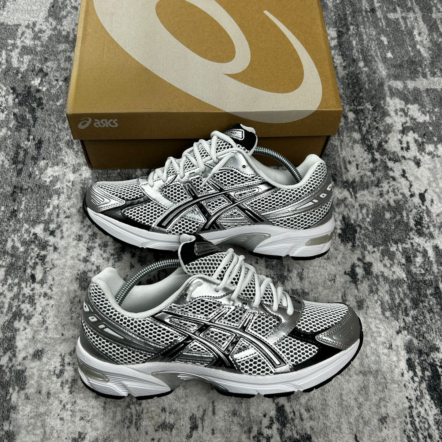 Asics gel 1130 b/w silver