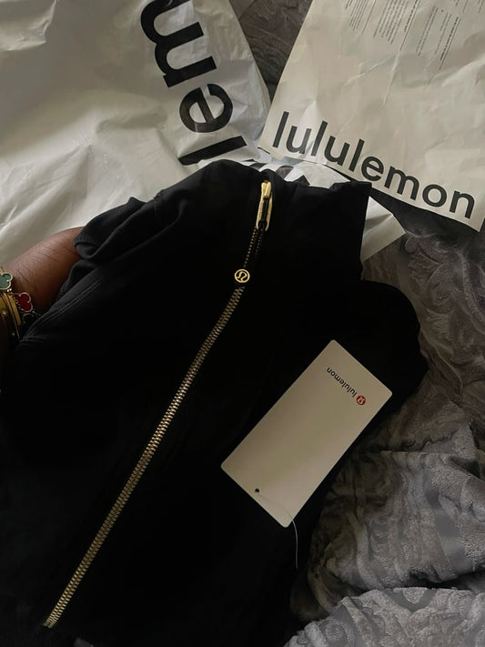 Lululemon Luon “Black & Gold” Define Jacket