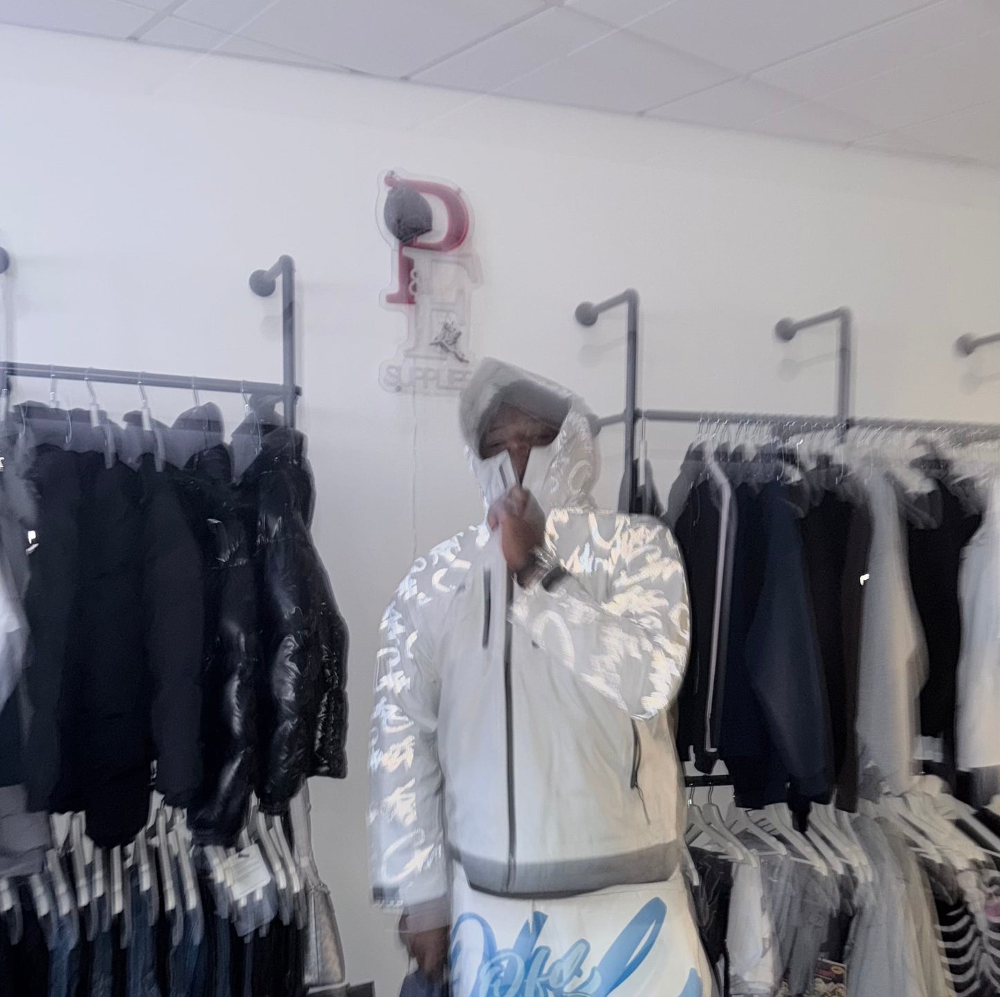 Corteiz elitework Windbreaker Grey