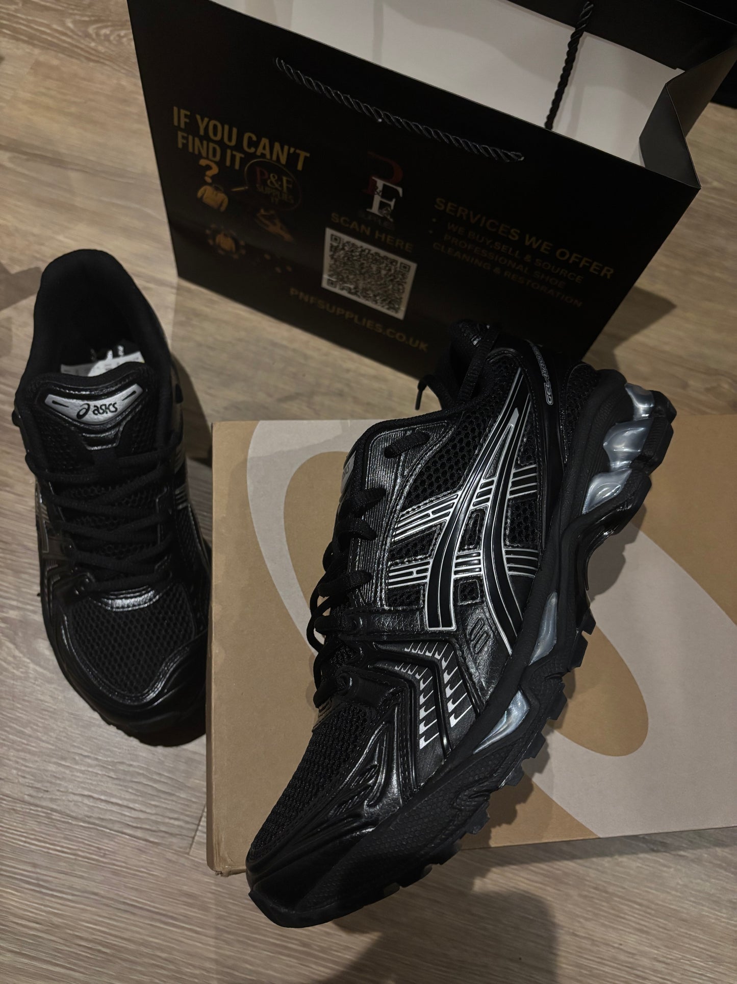 ASICS Gel kayano 14 Black Pure Silver