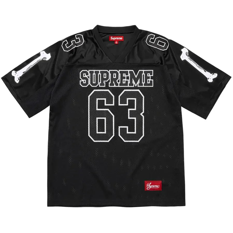 Supreme “63” Black Bone Jersey