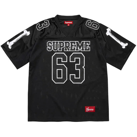 Supreme “63” Black Bone Jersey