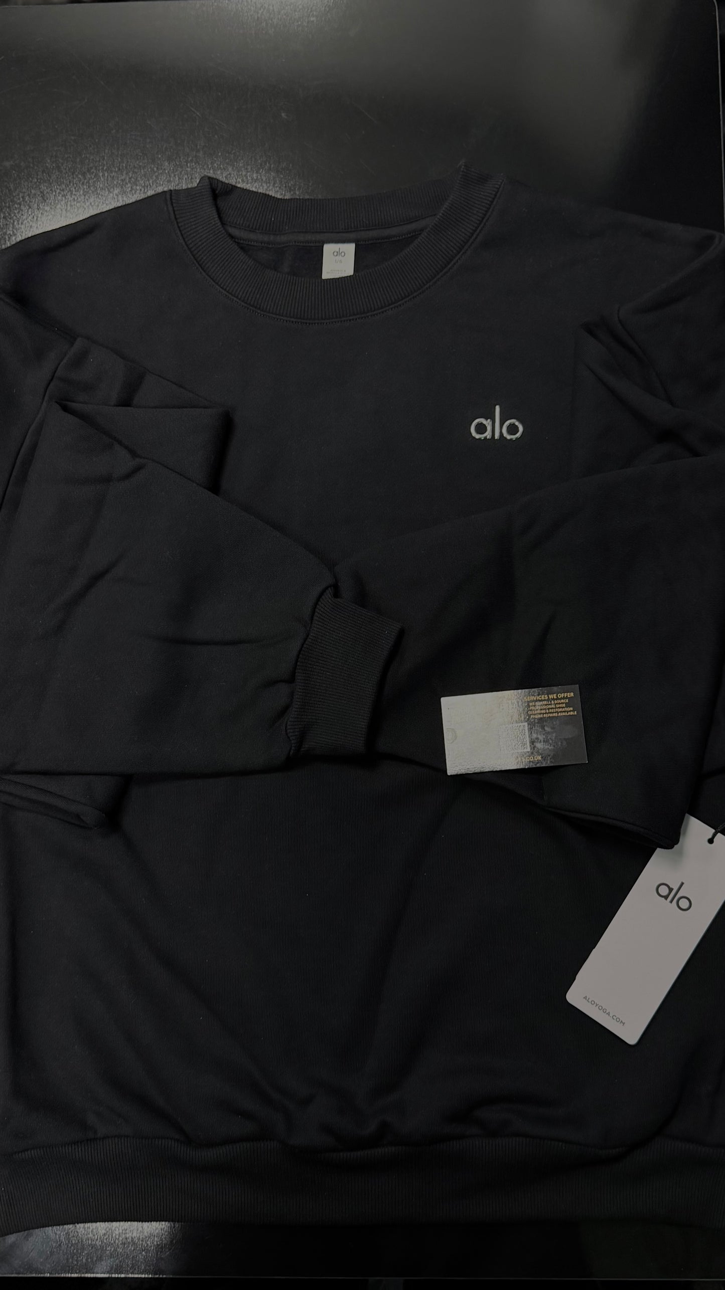 Alo Accolade Crewneck Jumper | black