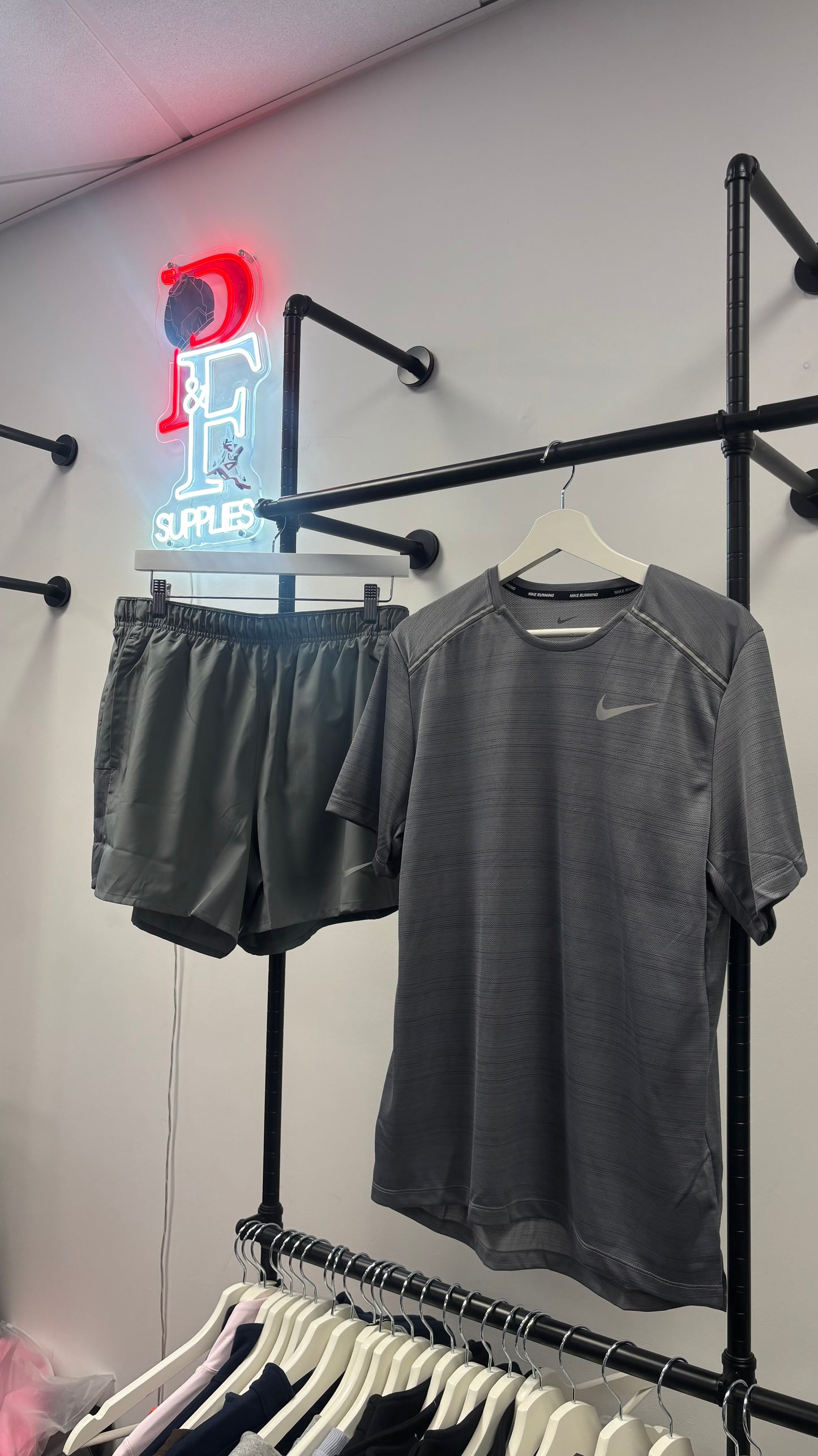 Nike Grey Miller Short Set