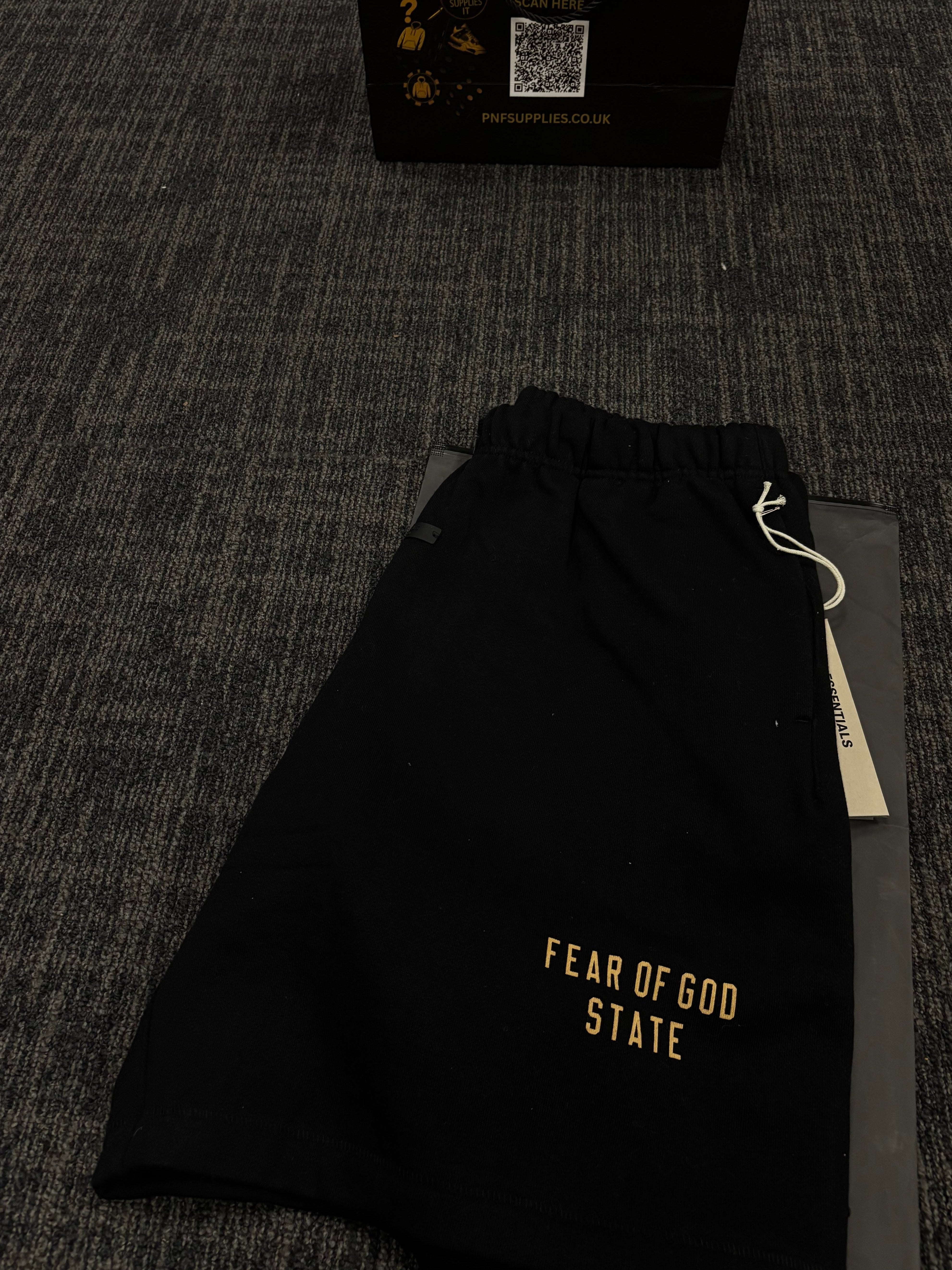 Essentials FW24 Black Shorts