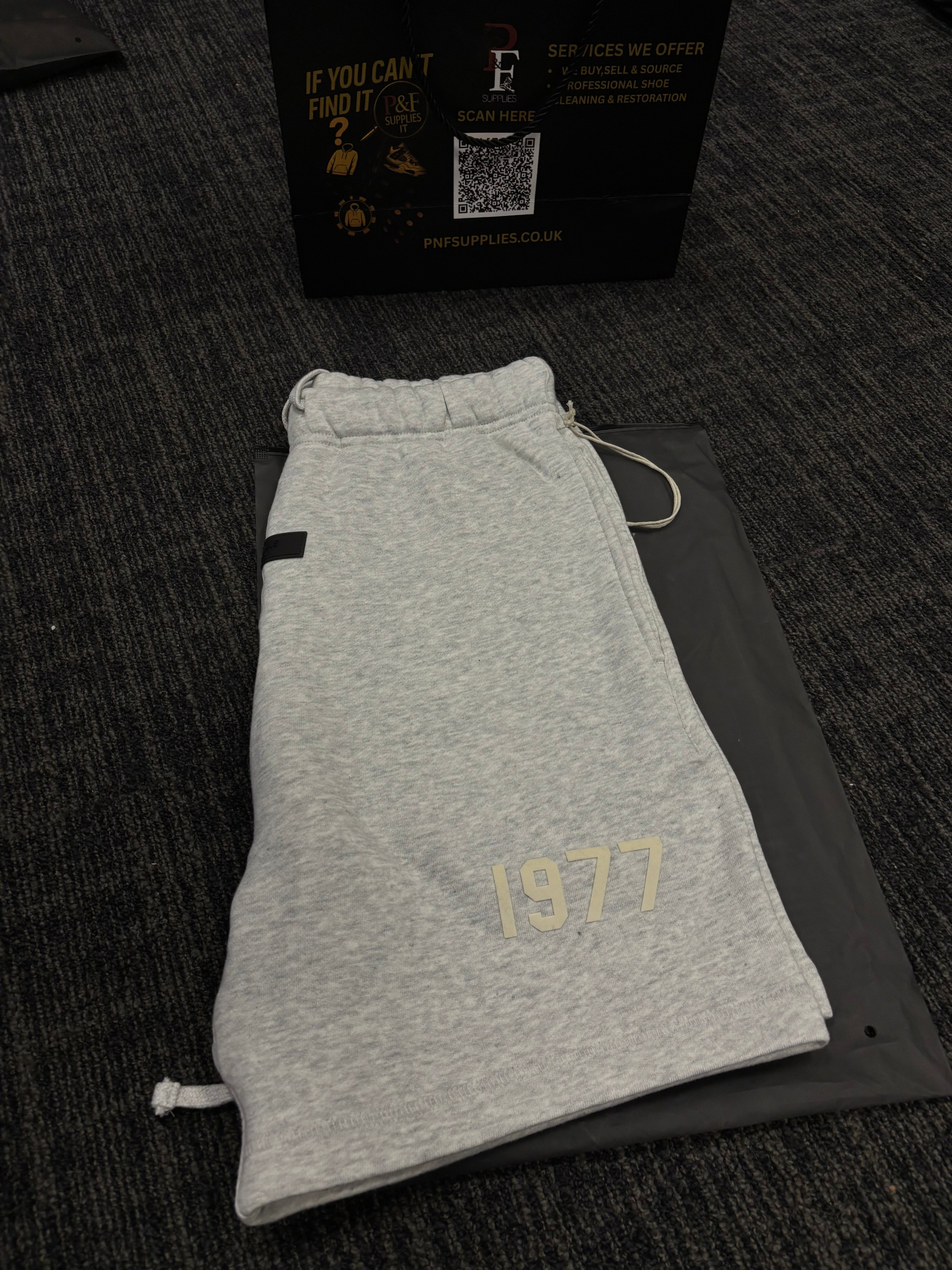 Essentials 1977 Light Oatmeal Shorts