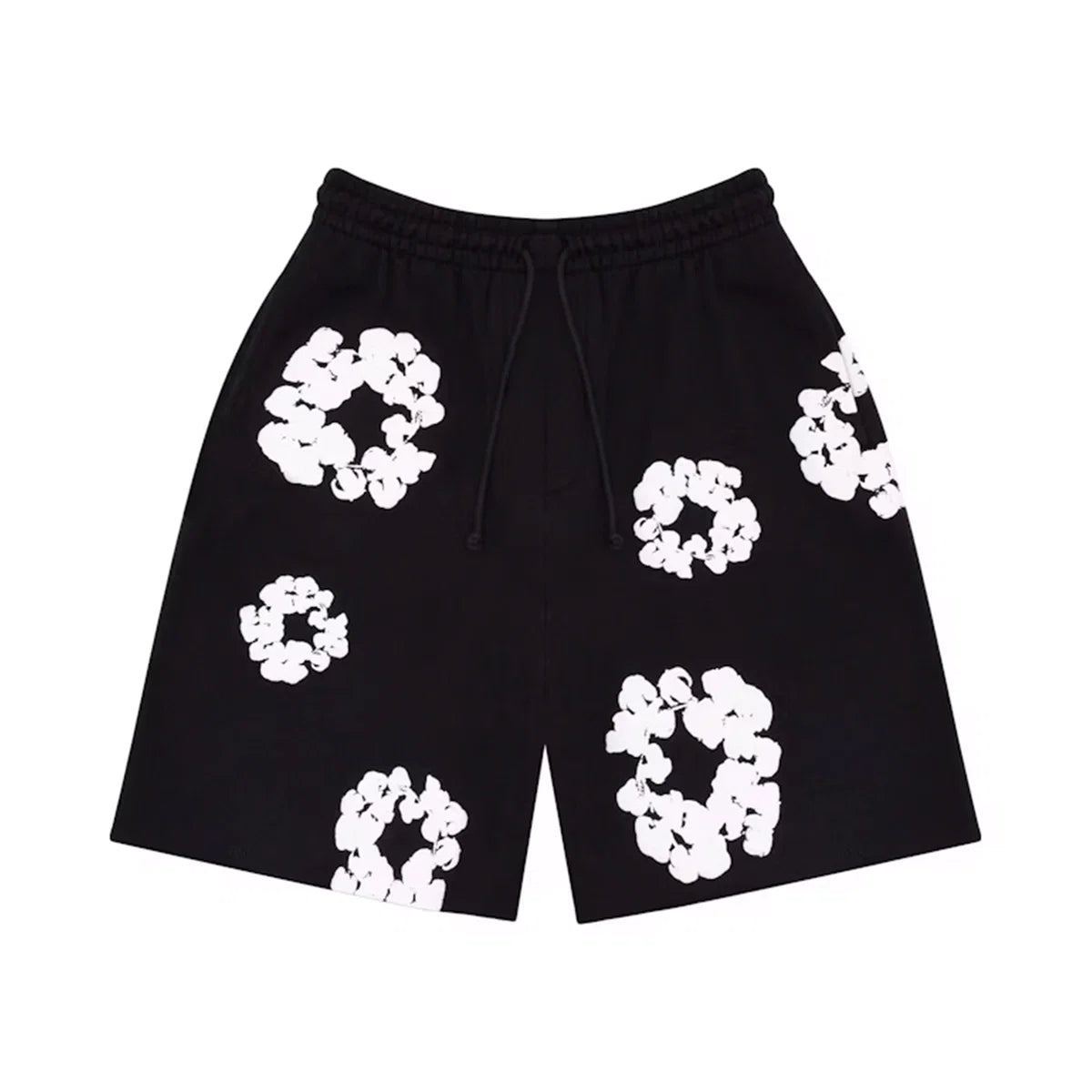 Denim Tears Cotton Wreath B/W Shorts