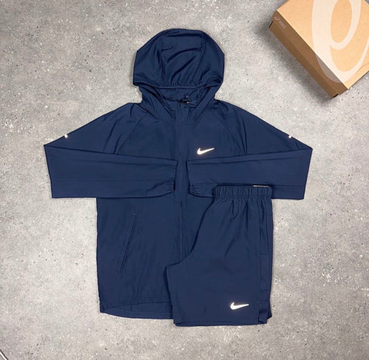 Navy Miller Jacket short set