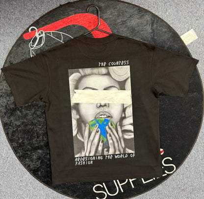 Blaq Pearl "The Countess" Black With Silver Accents T-shirt