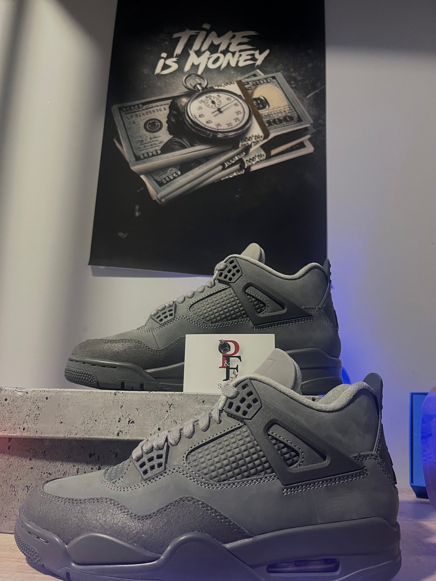 Jordan 4 Wet cement