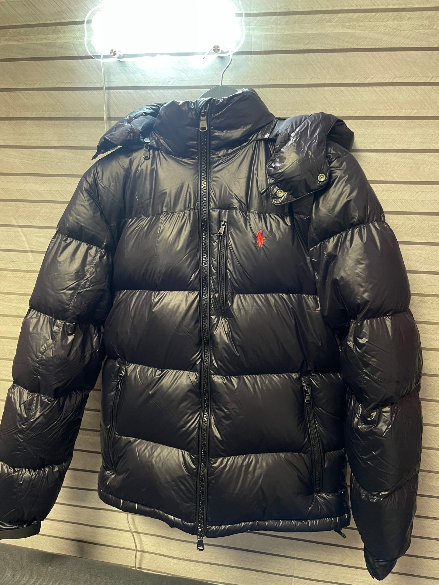 RL Gorham Shiny Puffer Coat
