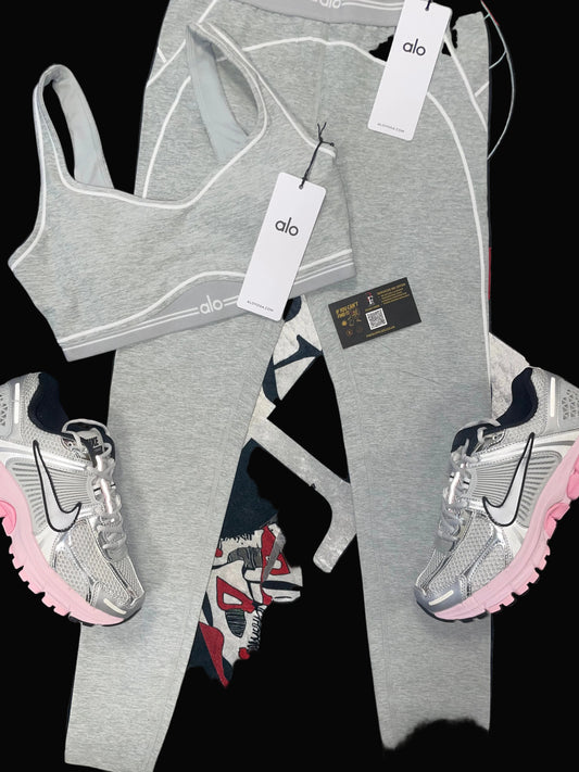Alo Heart Throb Set Gray