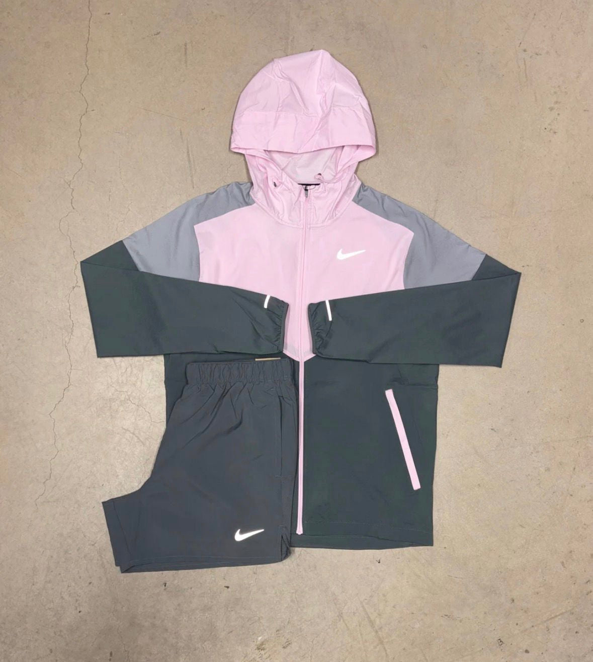 Pink Foam Miller Jacket short set
