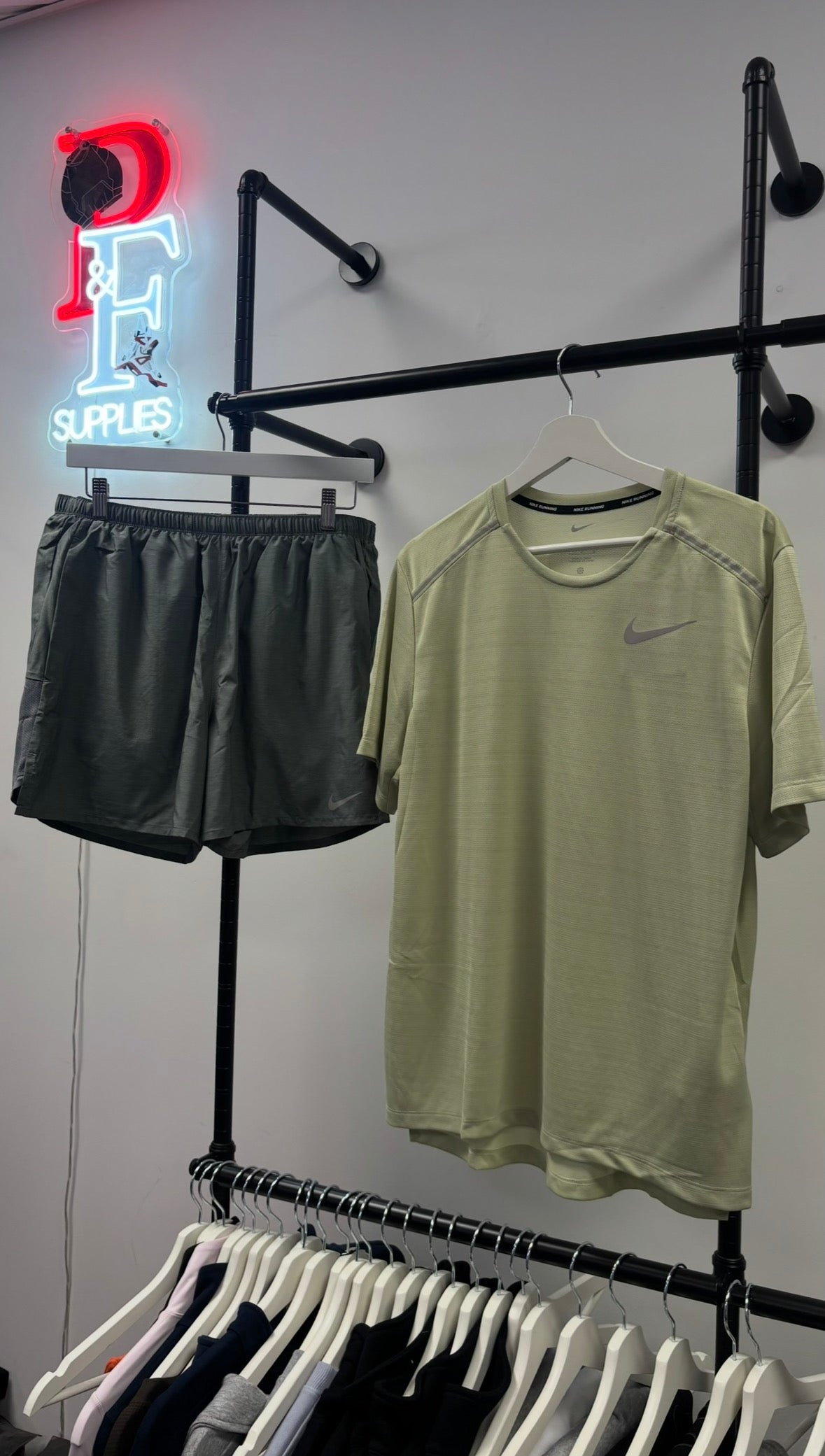 Nike Olive Miller Short Set