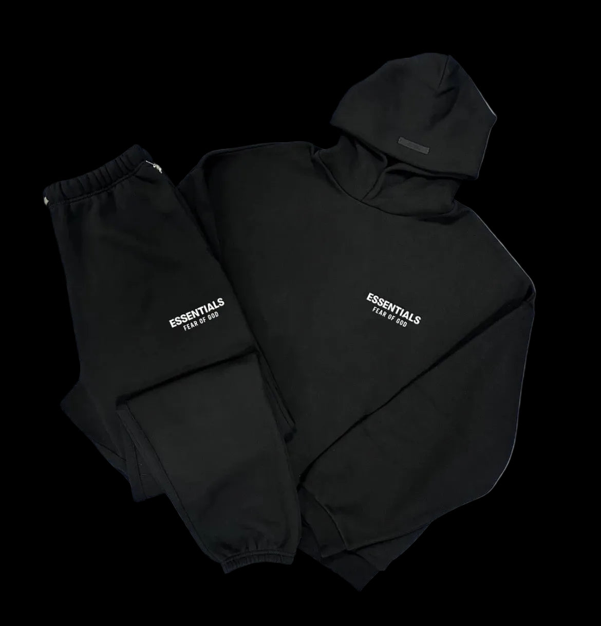 Essentials SS25 Black Tracksuit