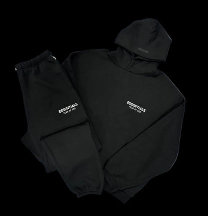 Essentials SS25 Black Tracksuit