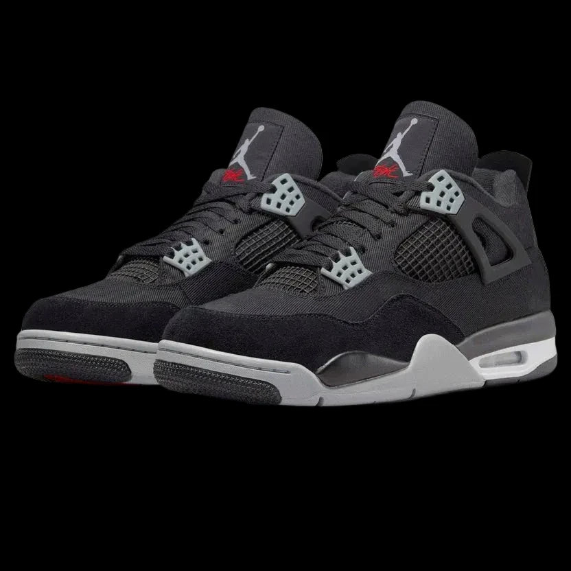 Jordan 4 Black Canvas