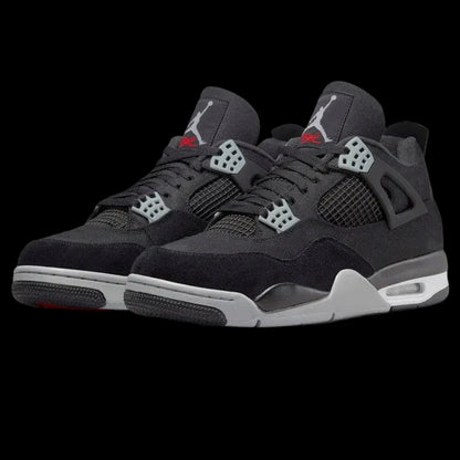 Jordan 4 Black Canvas