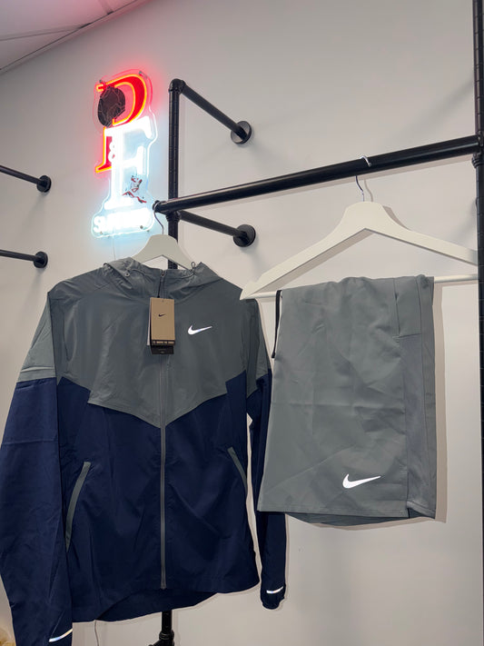 Nike Miller Slate Jacket Short Set Grey