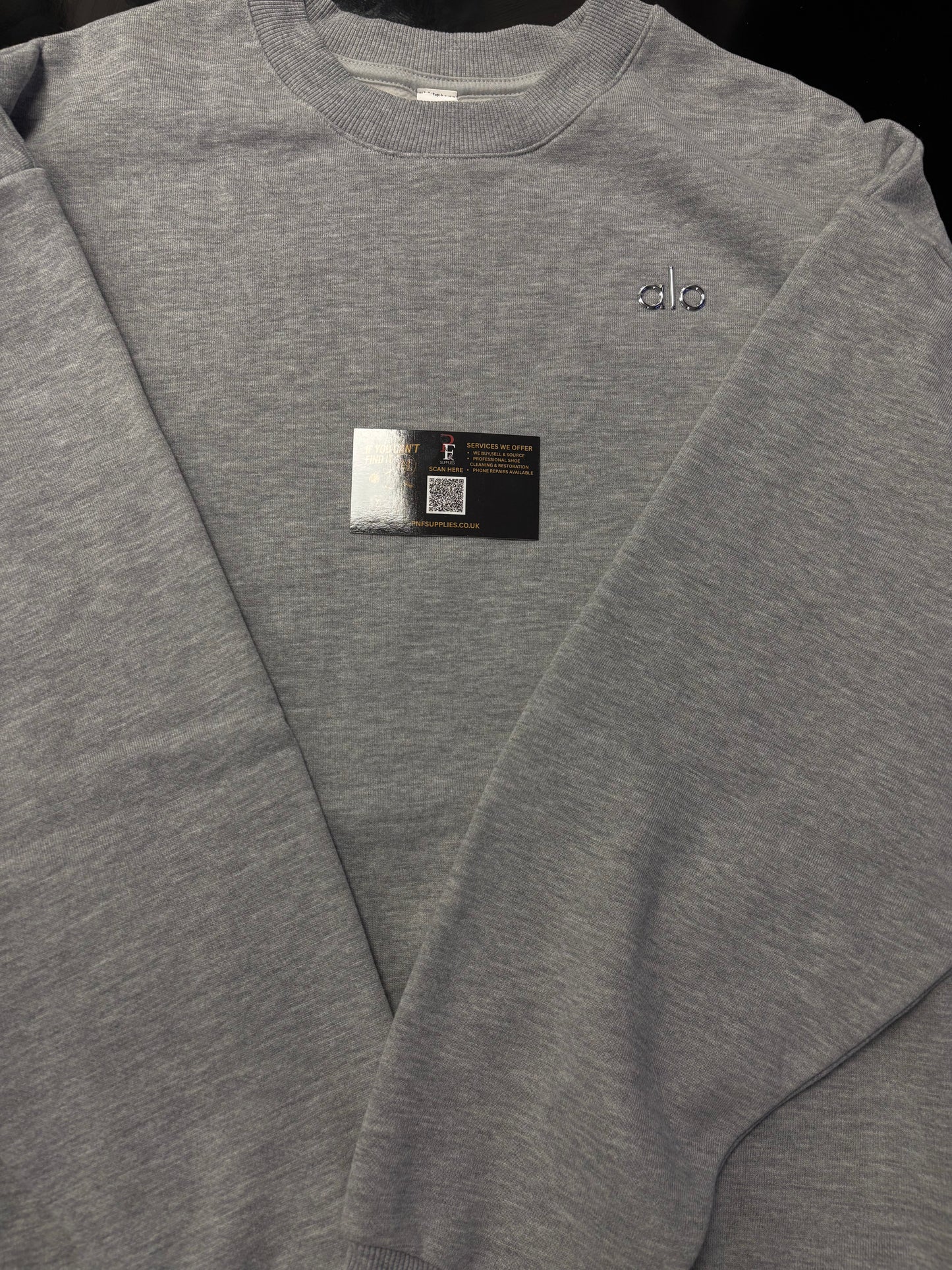 Alo Accolade Crewneck Grey