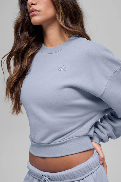 Alo Cropped Accolade Crewneck