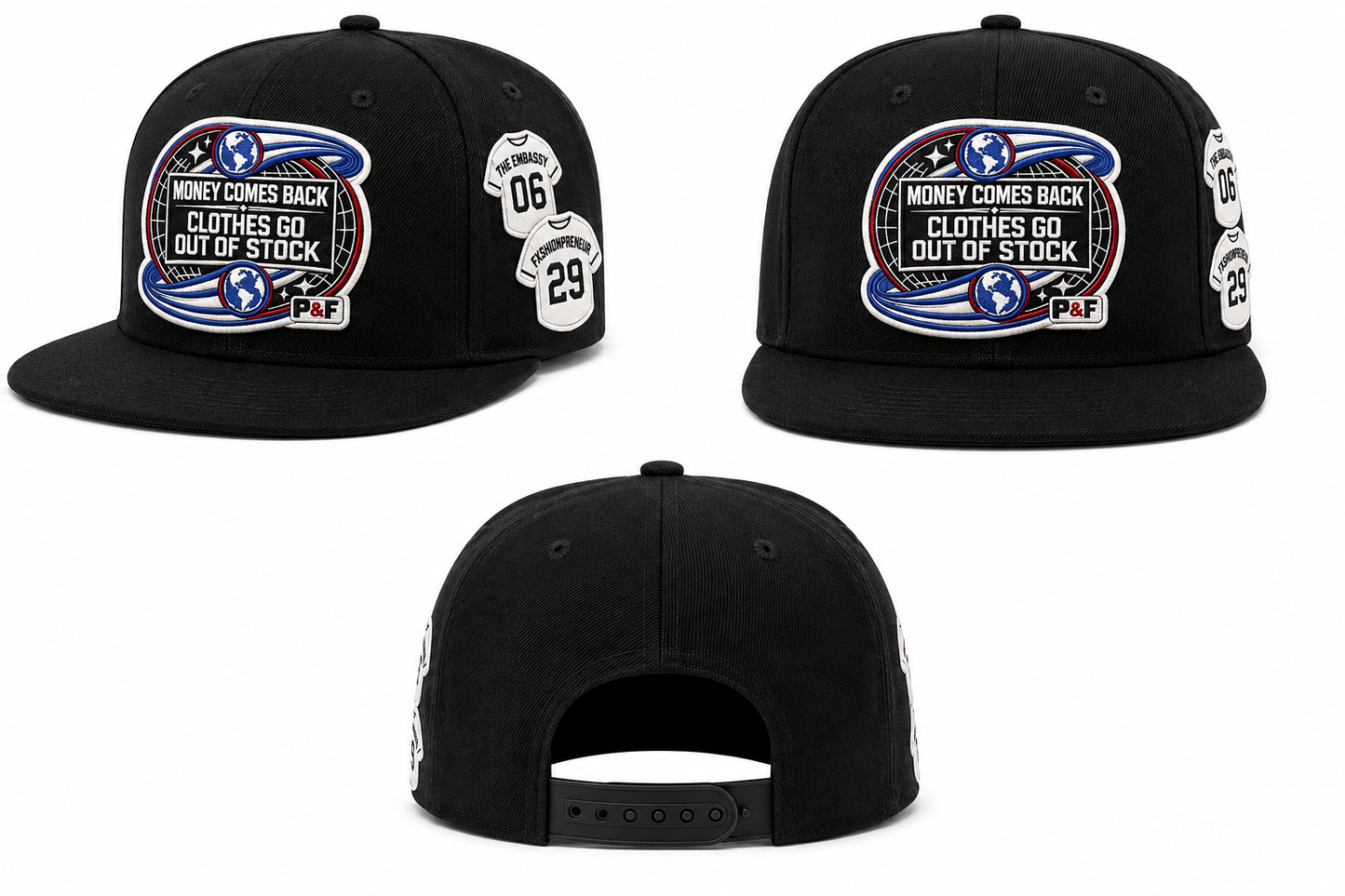PRE ORDER - The Embassy Midnight Fitted Cap
