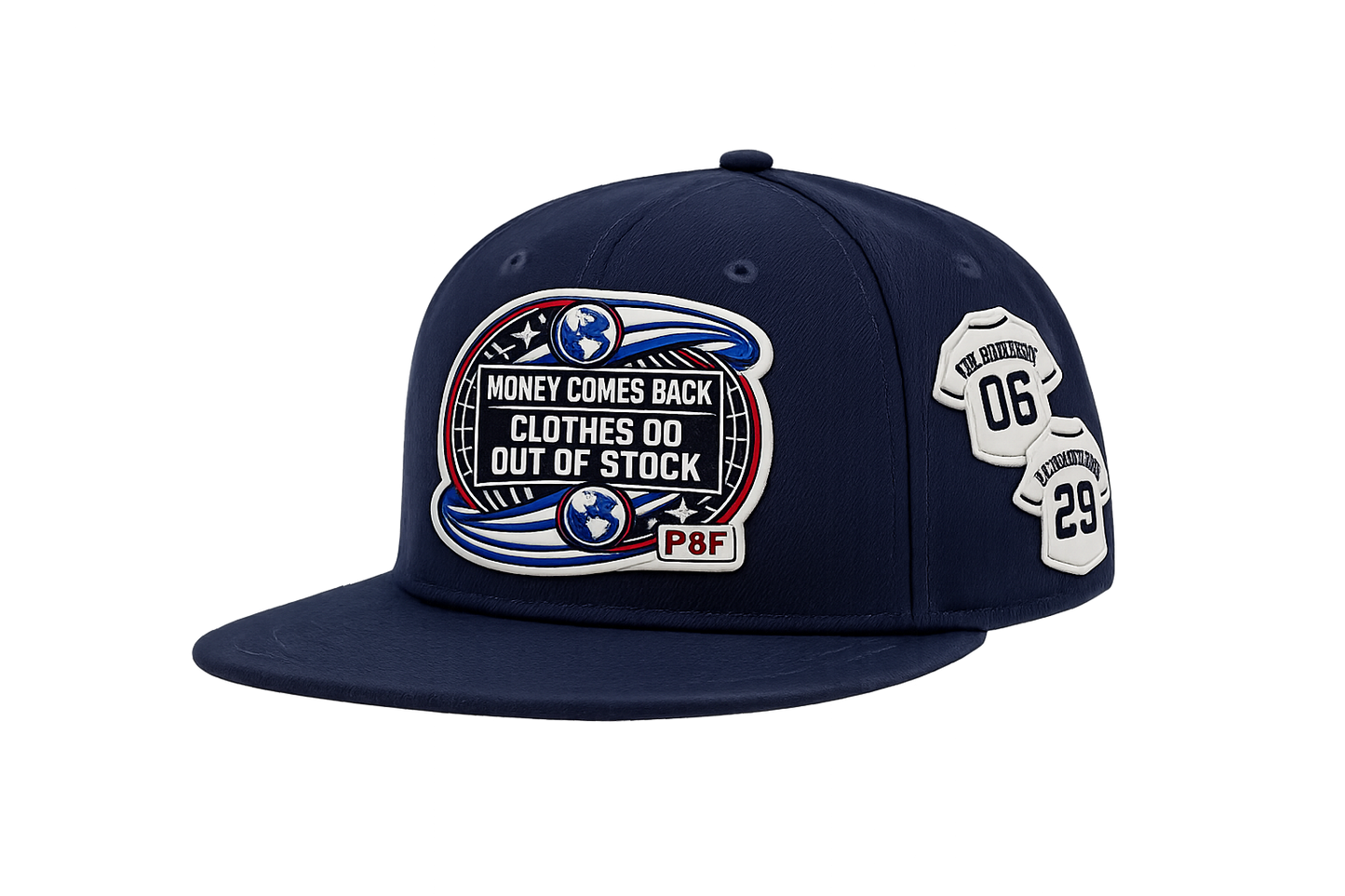 PRE ORDER - The Embassy Navy Fitted Cap