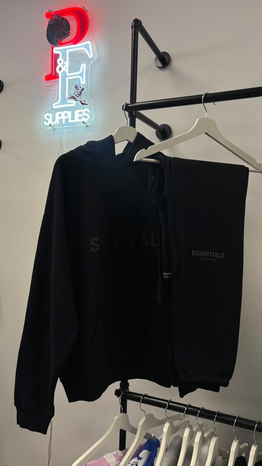 Essentials SS20 Black Tracksuit