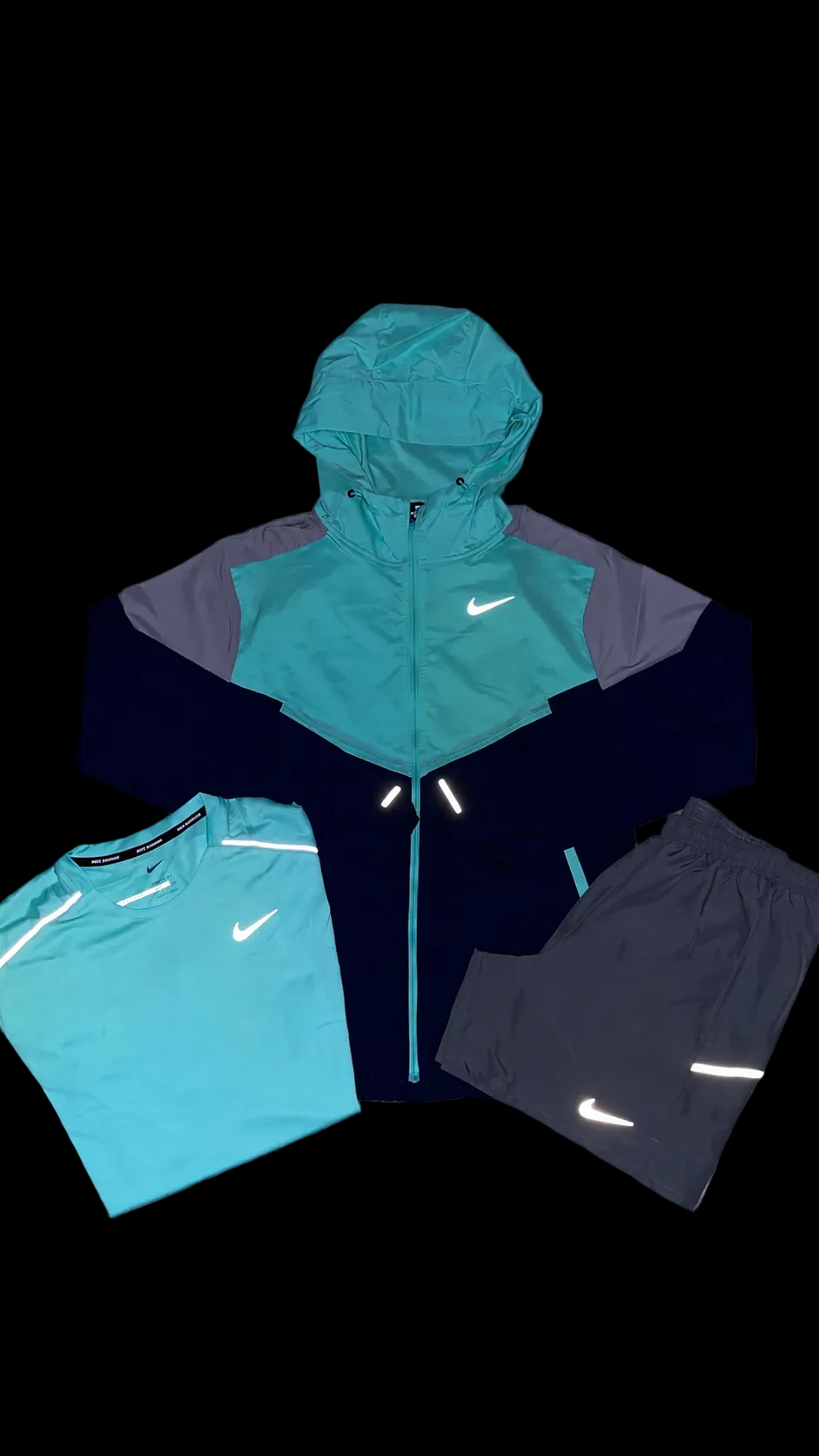Nike Miller Windrunner  – Mint/Navy/Grey 3 PIECE