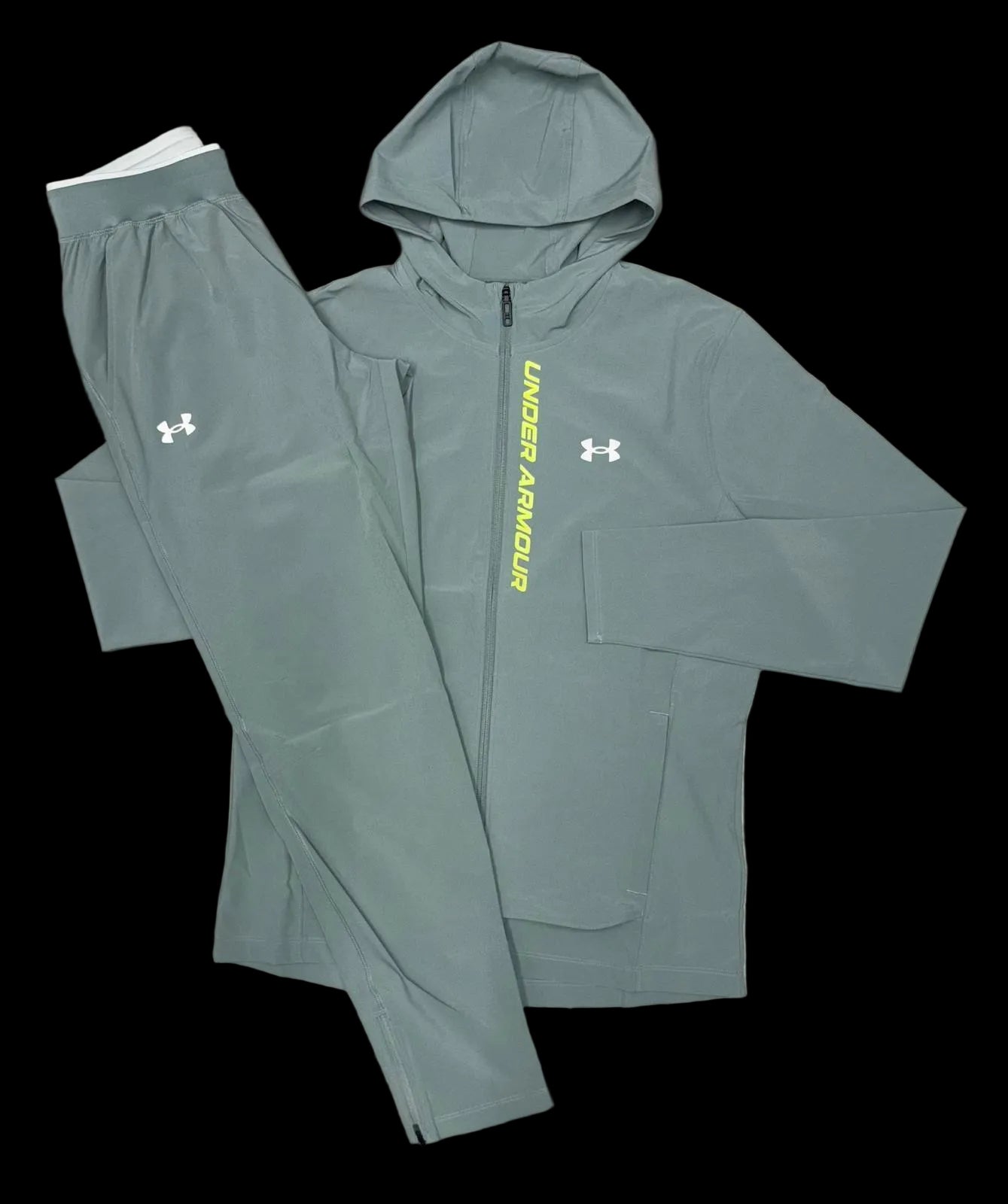 Under Armour Green Stripe Tracksuit