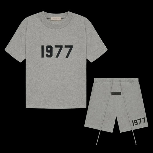 1977 Essentials Dark Oatmeal Short set