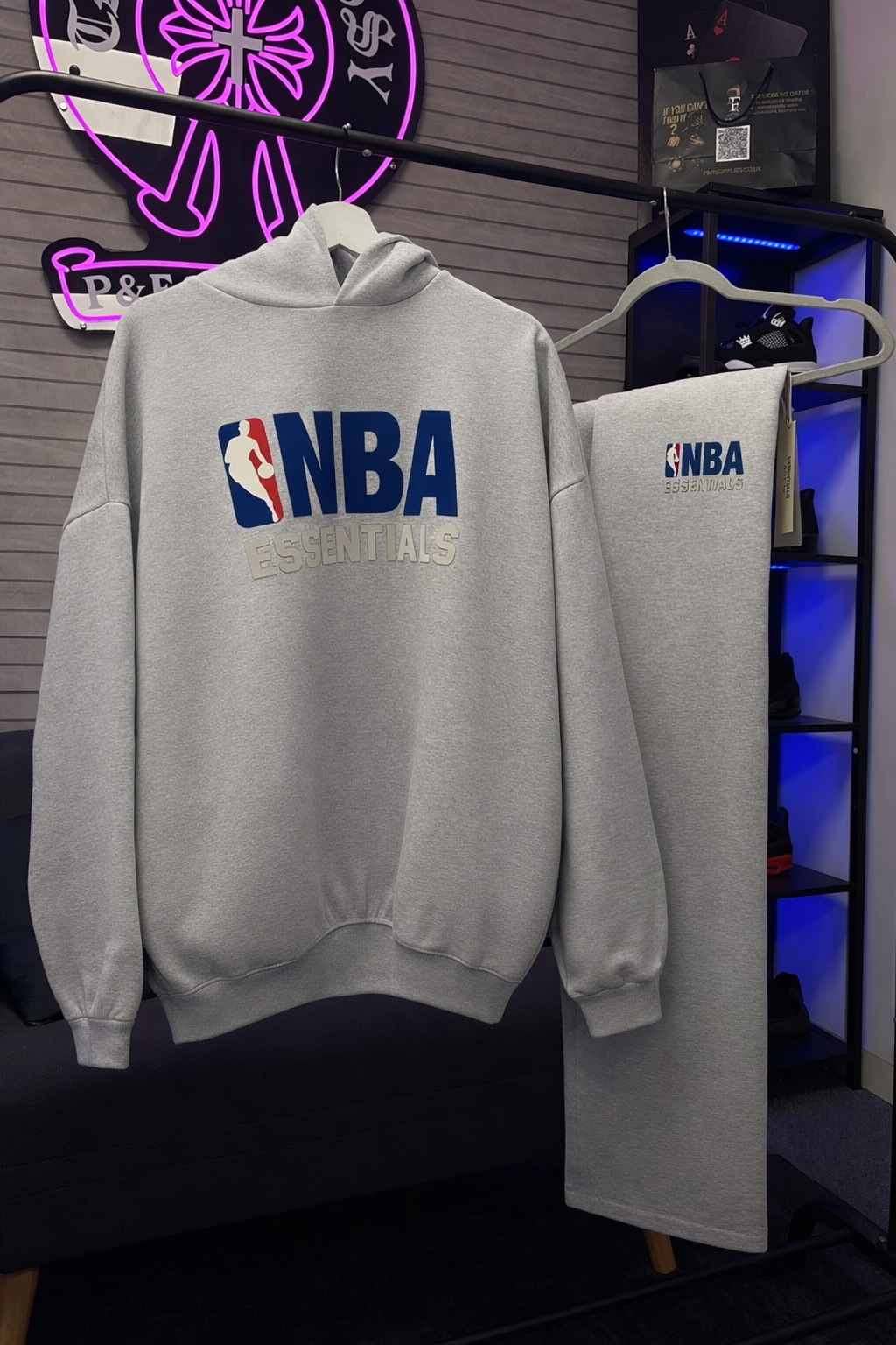 NBA Essentials Light Oat Tracksuit