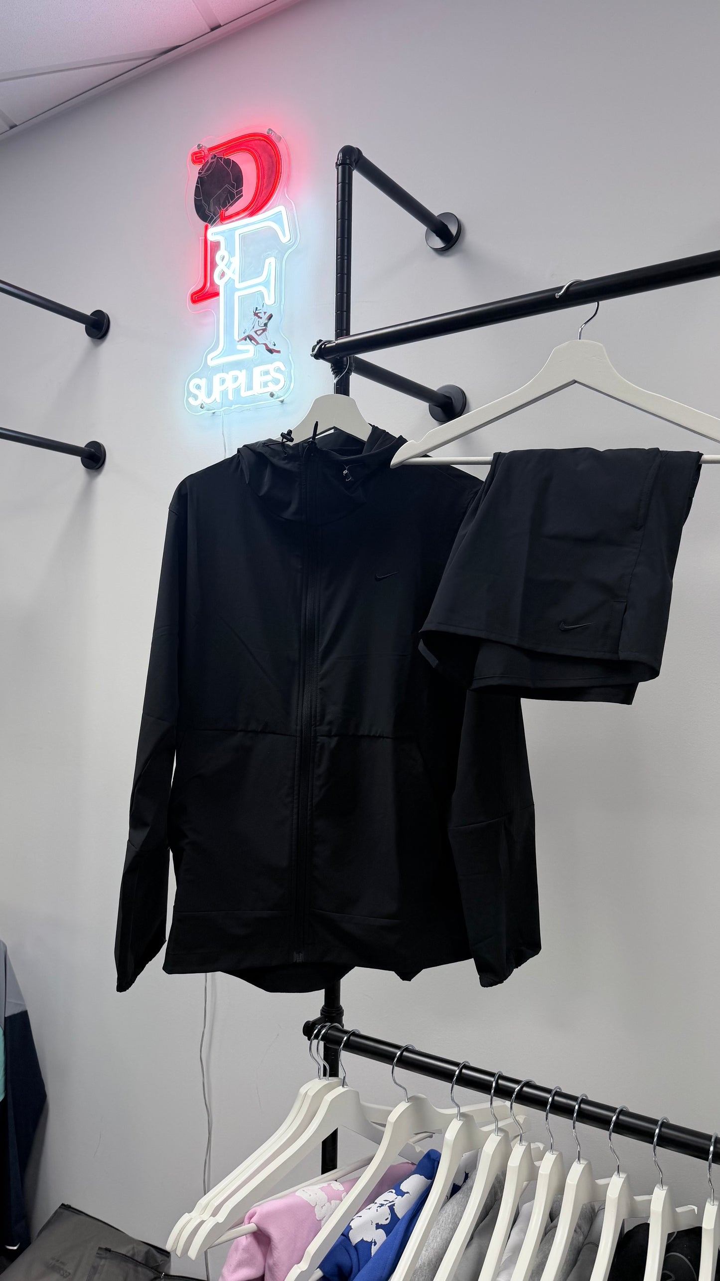 Nike Miller Black Unlimited Jackets Short Set
