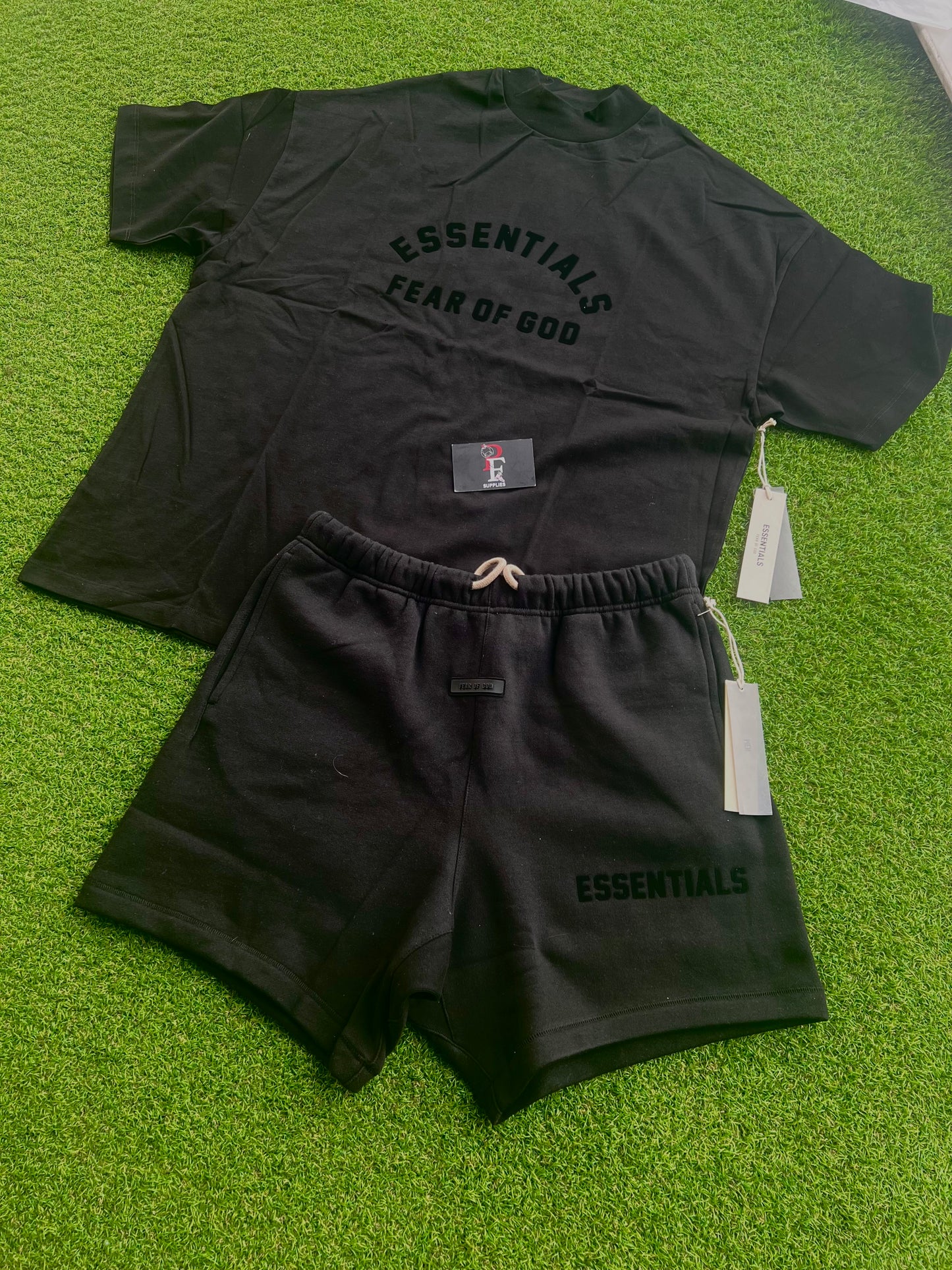 Essentials SS23 Jet Black Short Set