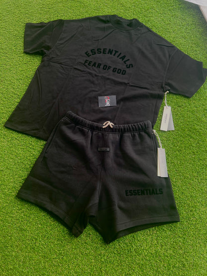 Essentials SS23 Jet Black Short Set