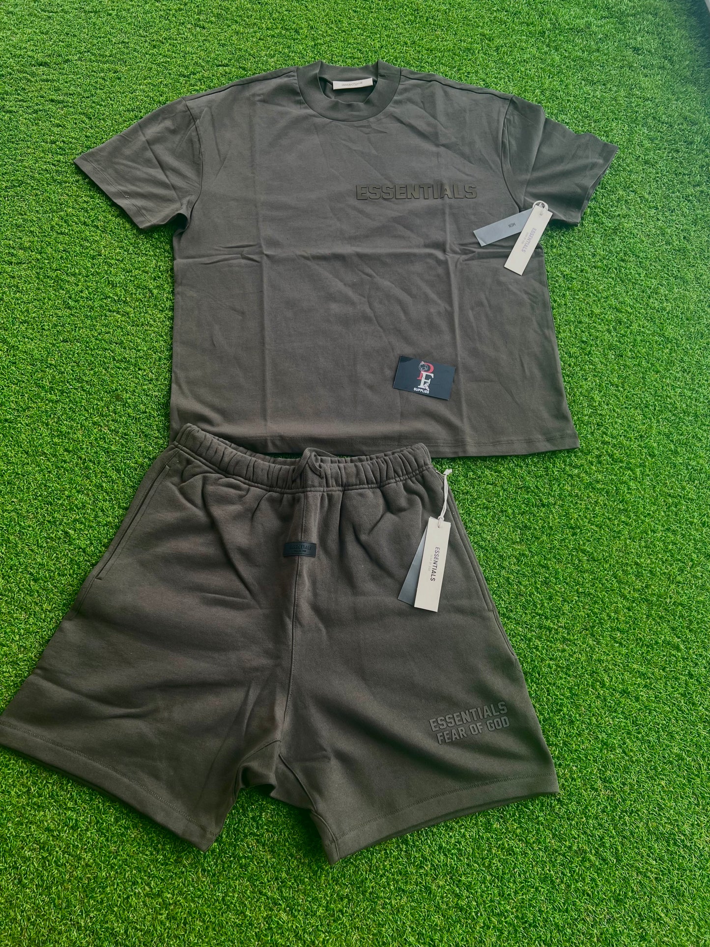 Essentials SS23 Off Black Short Set