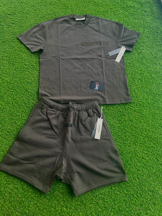Essentials SS23 Off Black Short Set