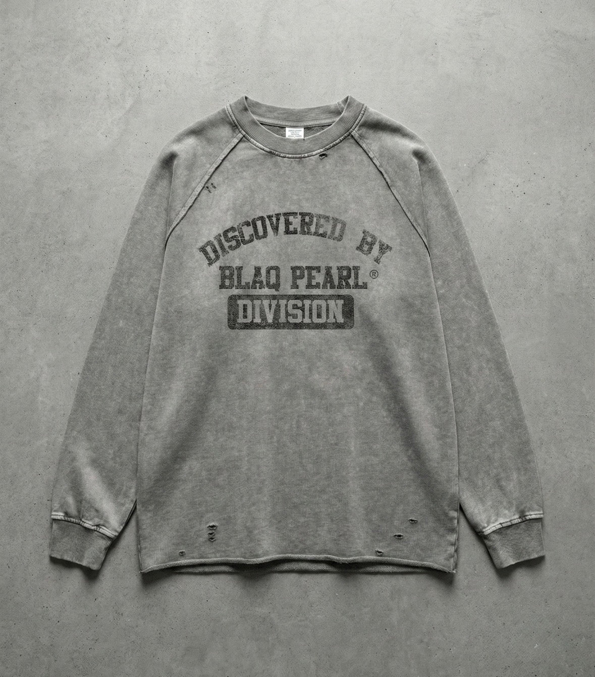 BLAQ PEARL DIVISION| Long sleeve T shirt