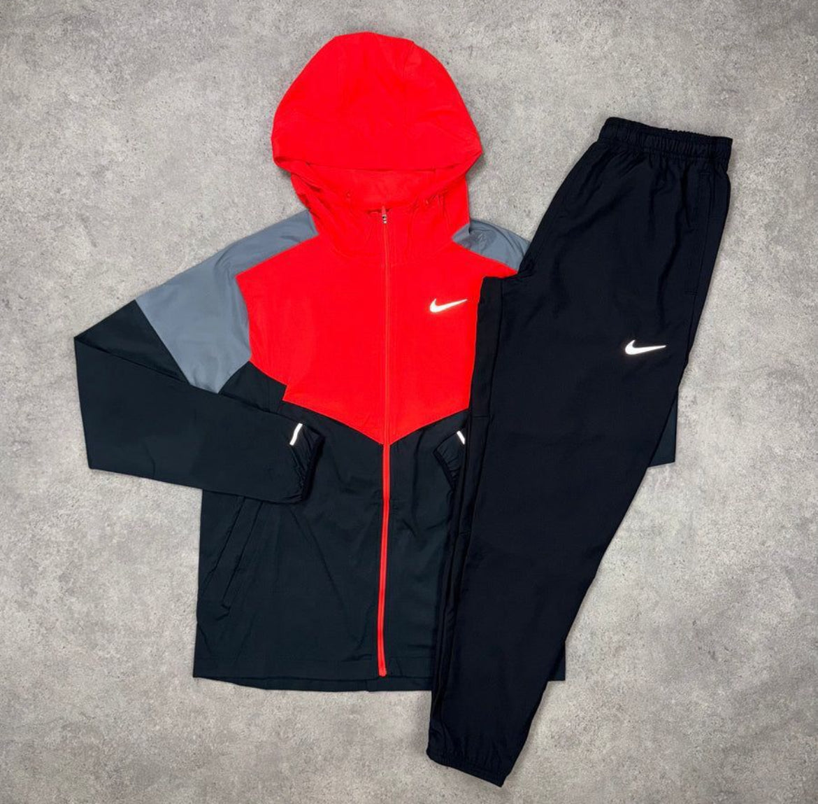 Nike Windrunner "Red/Grey Challenger" Tracksuit