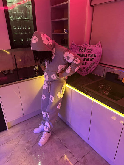 Denim Tears The Cotton Wreath Tracksuit "Grey"