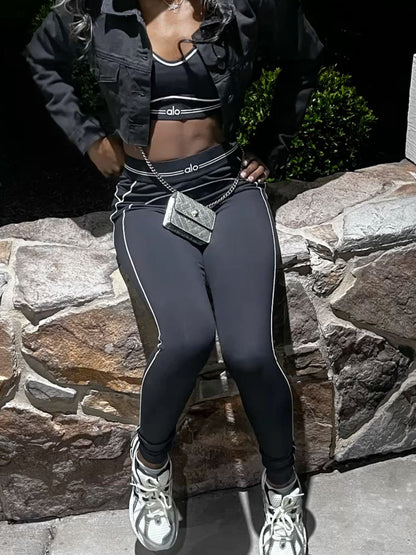 Alo Airbrush Heart Throb Set "Black"