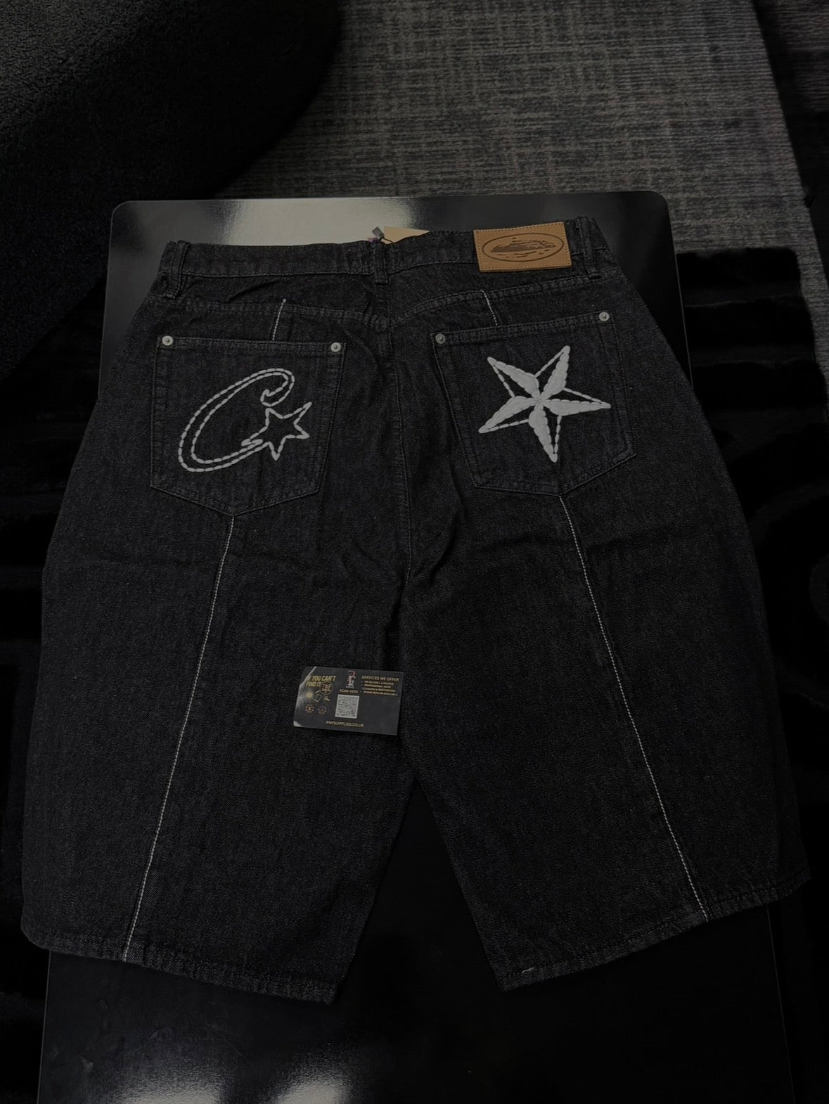 Corteiz C- Star Denim Jorts